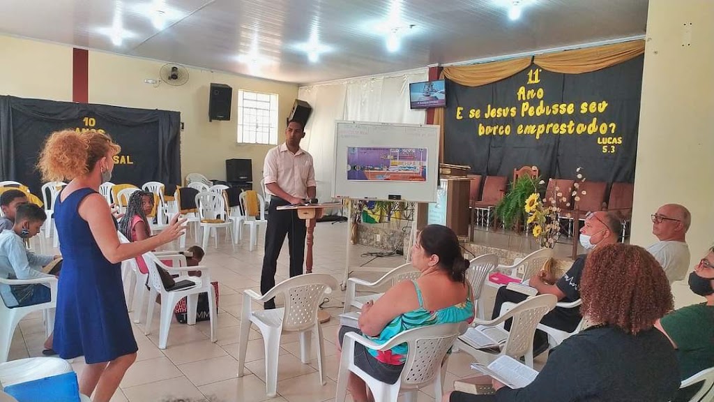 Fachada de Igreja Assembléia de Deus do Coqueiros. Cong- Vale Verde