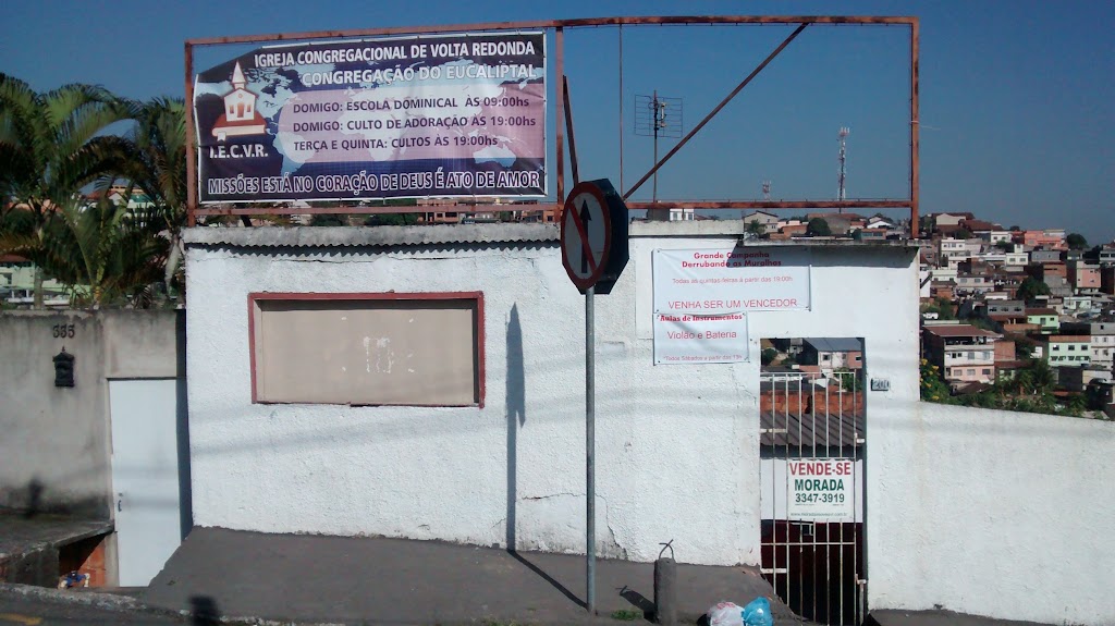 Fachada de Igreja Congregacional de Volta Redonda Congregação do Eucaliptal