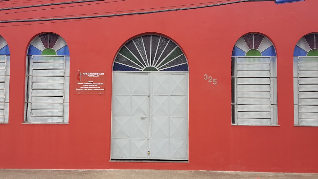 Fachada de Igreja Metodista em Ponte Alta