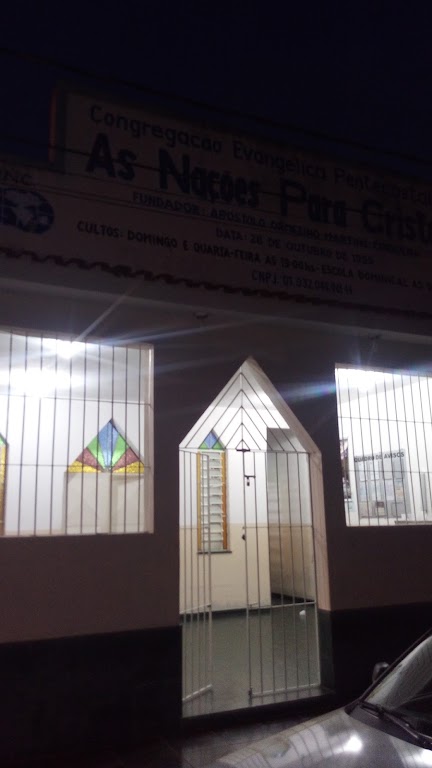 Fachada de Igreja Evangelica Pentescostal As Naçoes Para Cristo