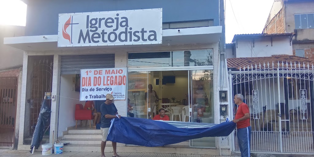 Fachada de Igreja Metodista em Vila Rica