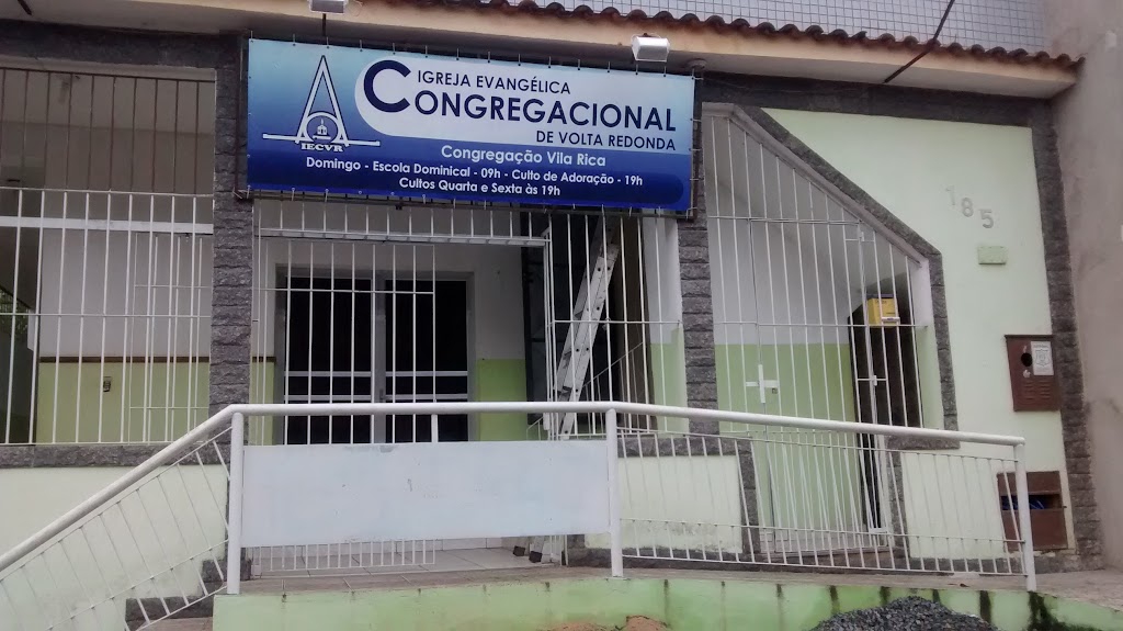 Fachada de Igreja Evangélica Congregacional Vila Rica Três Poços