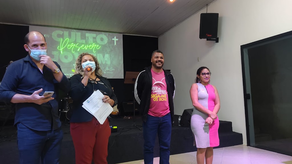 Fachada de Primeira Igreja Batista em Três Poços