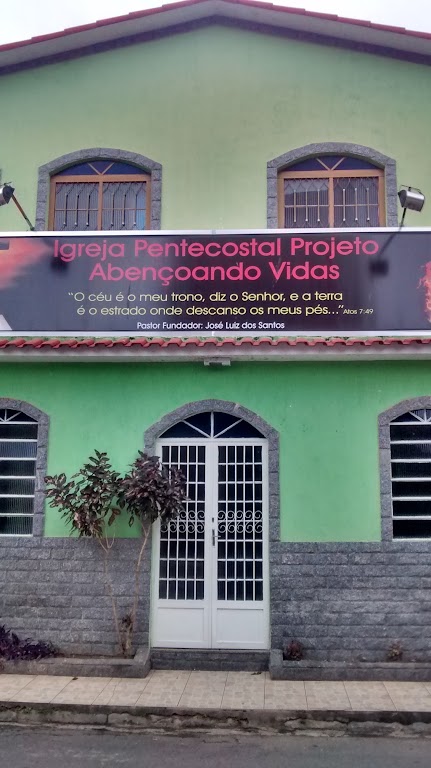 Fachada de Igreja Pentecostal Projeto Abençoando Vidas