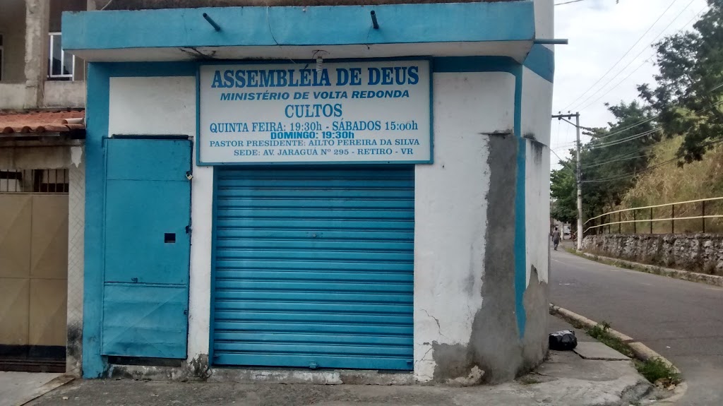 Fachada de Assembléia de Deus Ministério de Volta Redonda