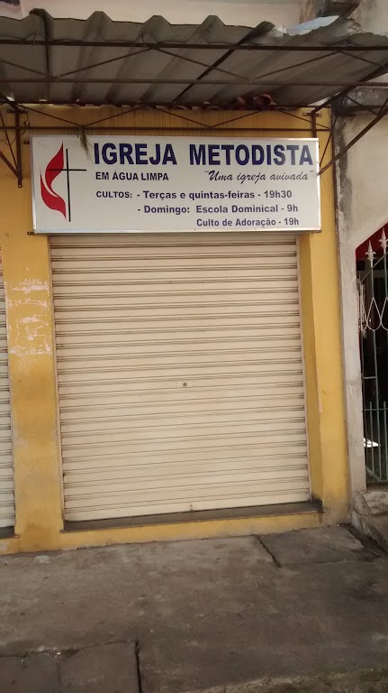 Fachada de Igreja Metodista Água Limpa