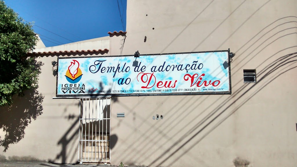 Fachada de Igreja Presbiteriana Viva -Templo de Adoração ao Deus Vivo