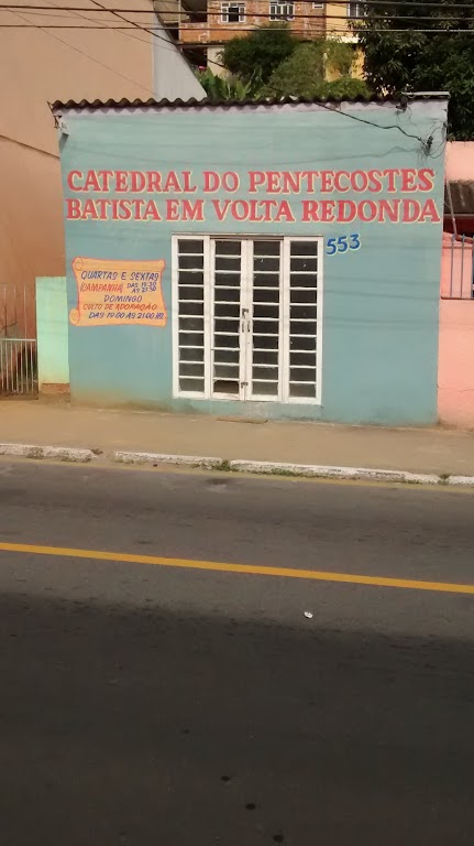 Fachada de Catedral do Pentecostes Batista em Volta Redonda
