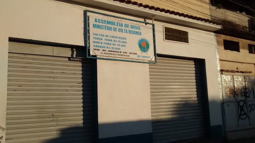 Fachada de Assembléia de Deus Ministério de Volta Redonda