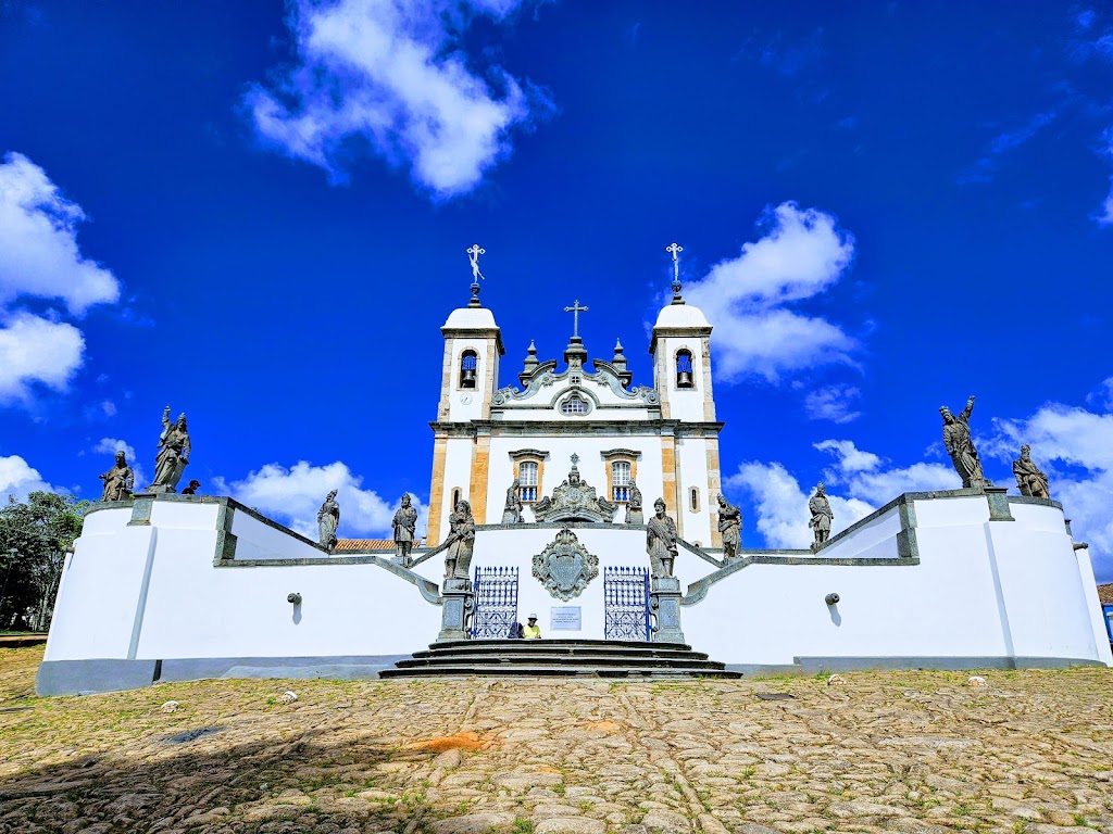 Fachada de Santuário do Senhor Bom Jesus de Matosinhos - Patrimônio Mundial