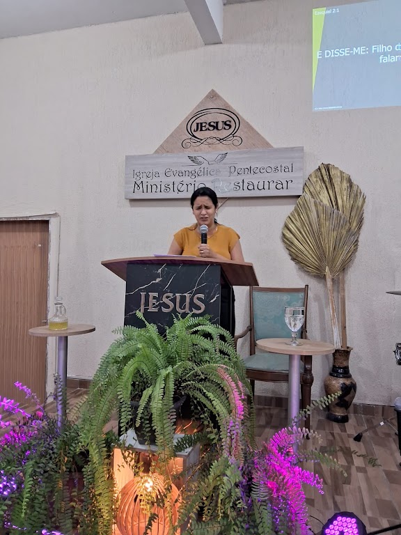 Fachada de Igreja Evangélica Ministério Restaurar