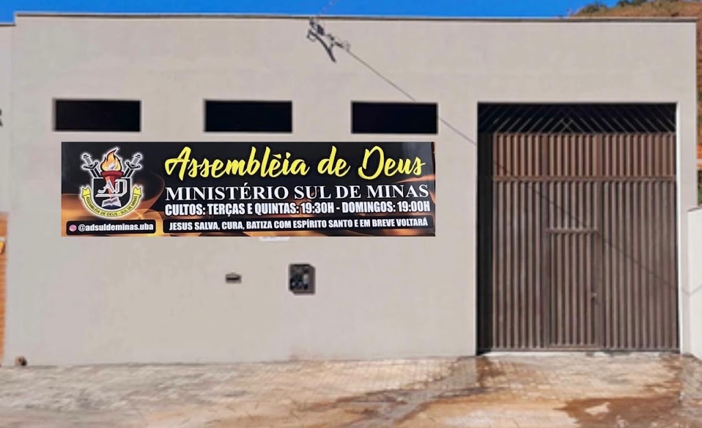 Fachada de Assembleia de Deus Ministério Sul de Minas