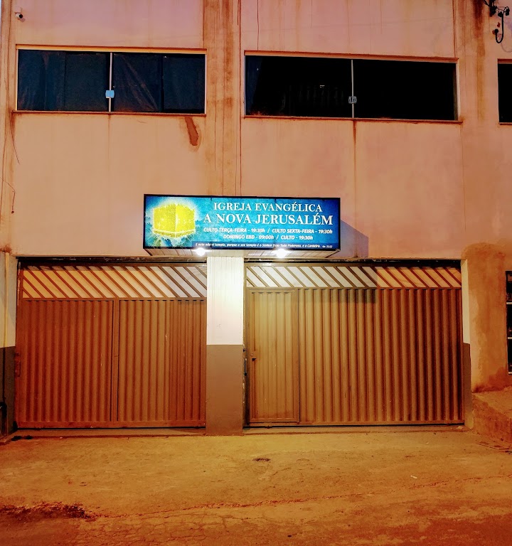 Fachada de Igreja Evangélica a Nova Jerusalém