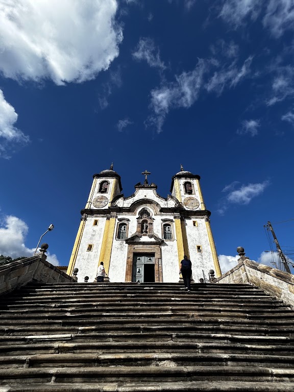 Fachada de Igreja Matriz de Santa Efigênia