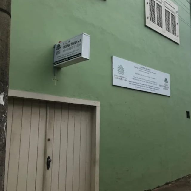 Fachada de Igreja Presbiteriana do Brasil IP Verdade e Vida Ouro Preto - MG