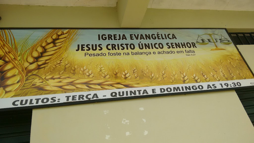 Fachada de Igreja Evangélica Jesus Cristo Único Senhor