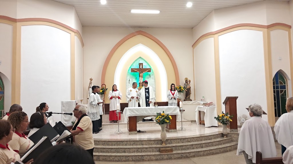 Fachada de Paróquia Bom Jesus e Nossa Senhora Aparecida