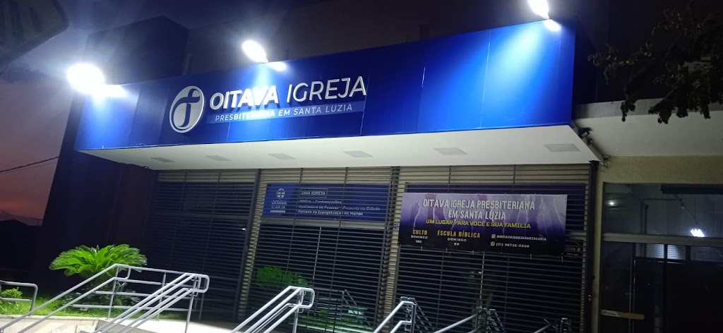 Fachada de Oitava Igreja Presbiteriana em Santa Luzia