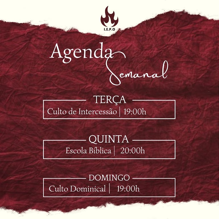 Fachada de I.E.P.O - Igreja Evangélica Pentecostal de Oração