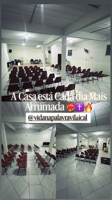 Fachada de Comunidade Cristã Vida Na Palavra - São José da Lapa - Vila Ical
