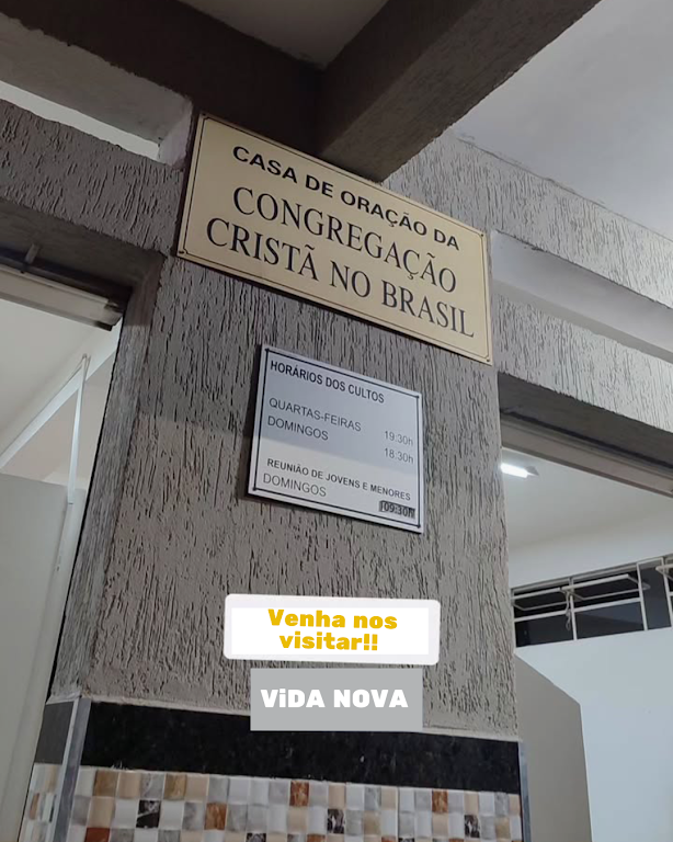 Fachada de Congregação Cristã no Brasil