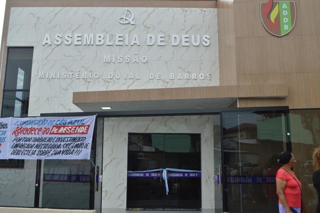 Fachada de Assembléia de Deus Durval de Barros Céu Azul
