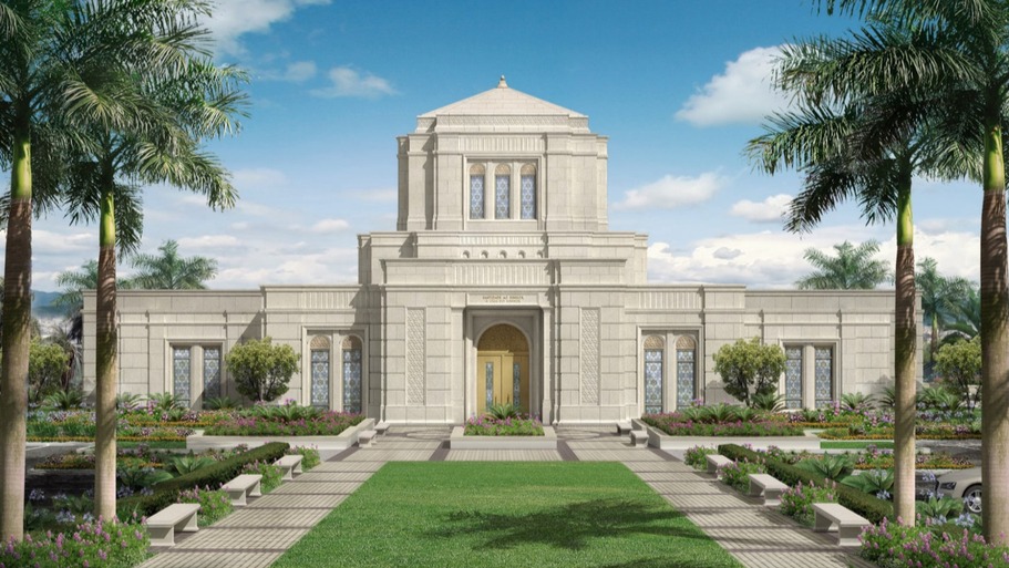Fachada de Belo Horizonte Brazil Temple