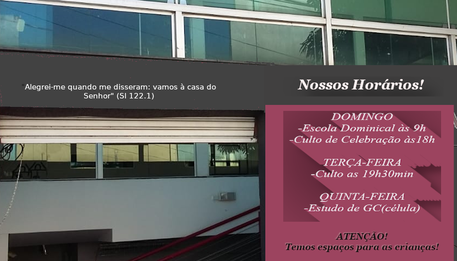 Fachada de Igreja Batista Centrada em Cristo