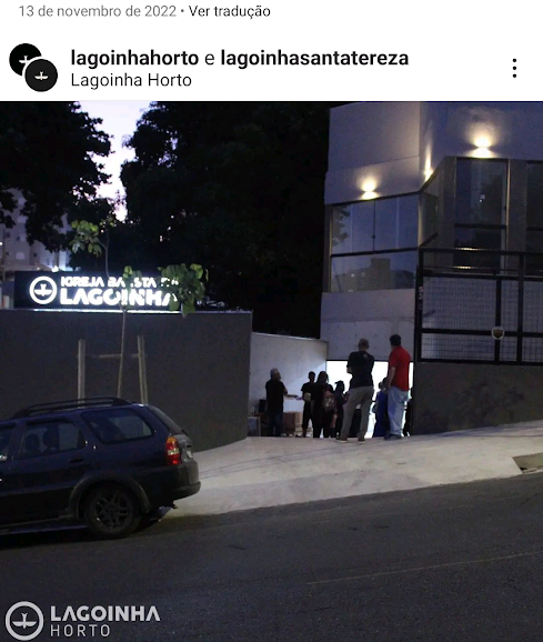 Fachada de Lagoinha Horto