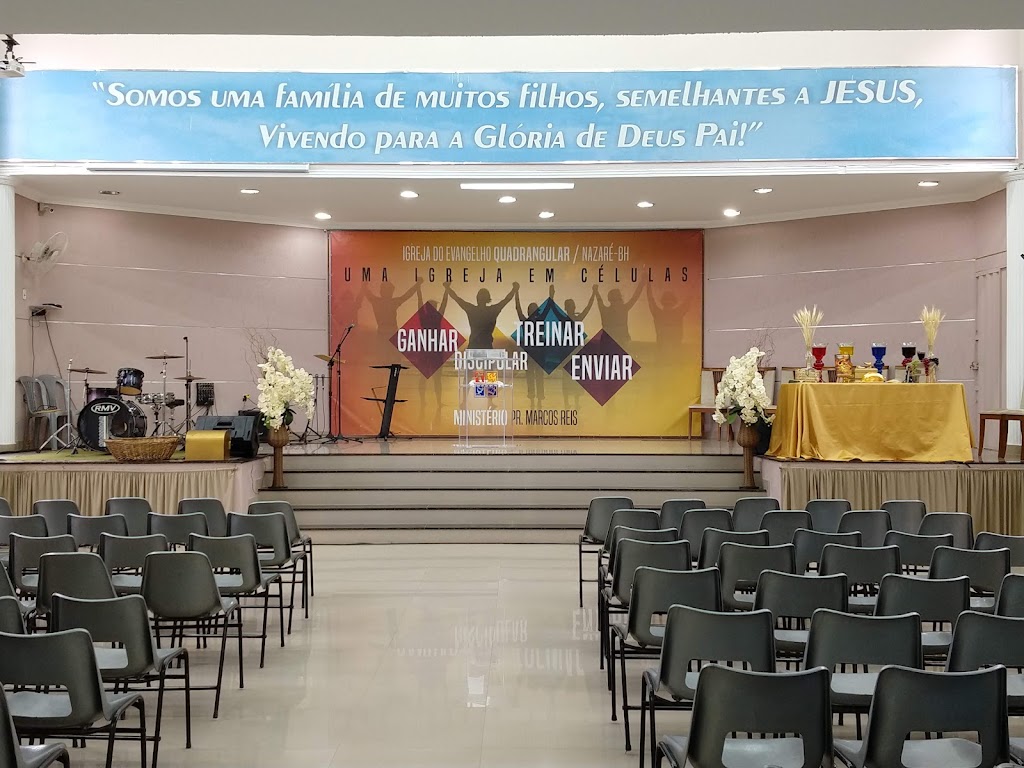Fachada de Igreja do Evangelho QUADRANGULAR NAZARÉ BH