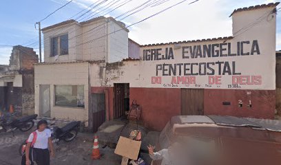 Fachada de Igreja Evangélica Pentecostal Do Amor De Deus