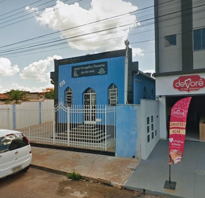 Fachada de Igreja Evangélica Nazareno