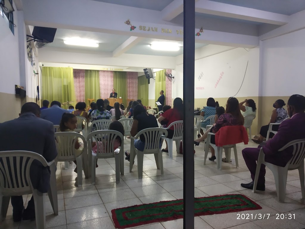 Fachada de Igreja pentecostal nova Jerusalém