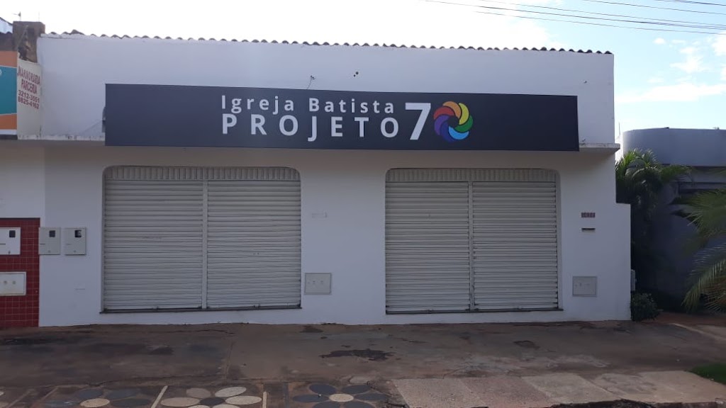 Fachada de Igreja Batista Projeto 70