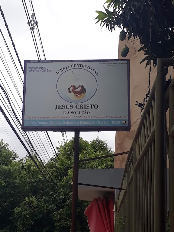 Fachada de Igreja Pentecostal Jesus Cristo é a Solução