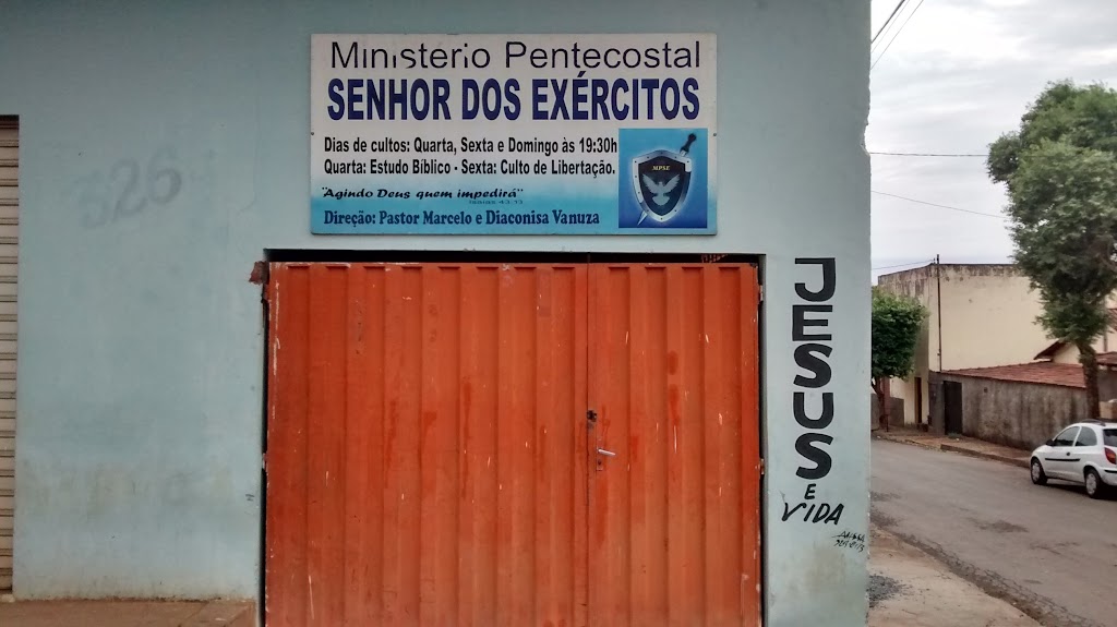 Fachada de Ministério Pentecostal Senhor dos Exércitos