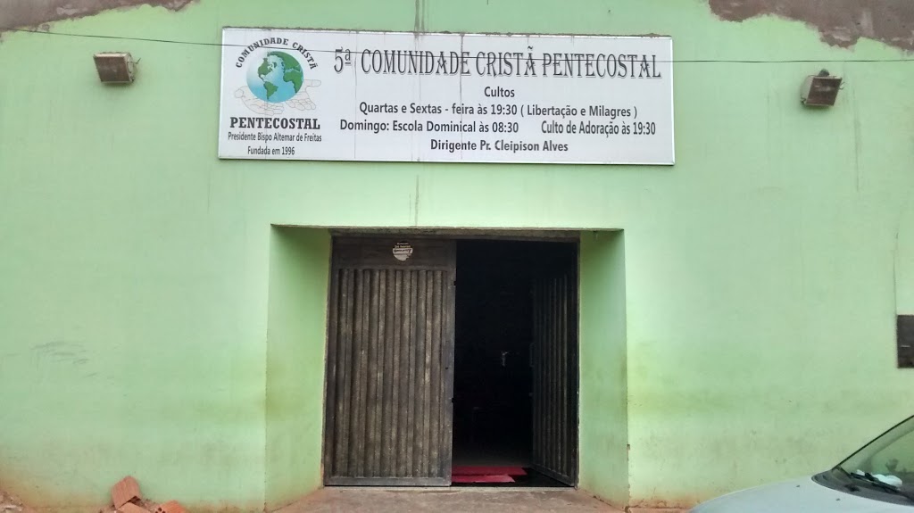 Fachada de 5° Comunidade Cristã Pentecostal