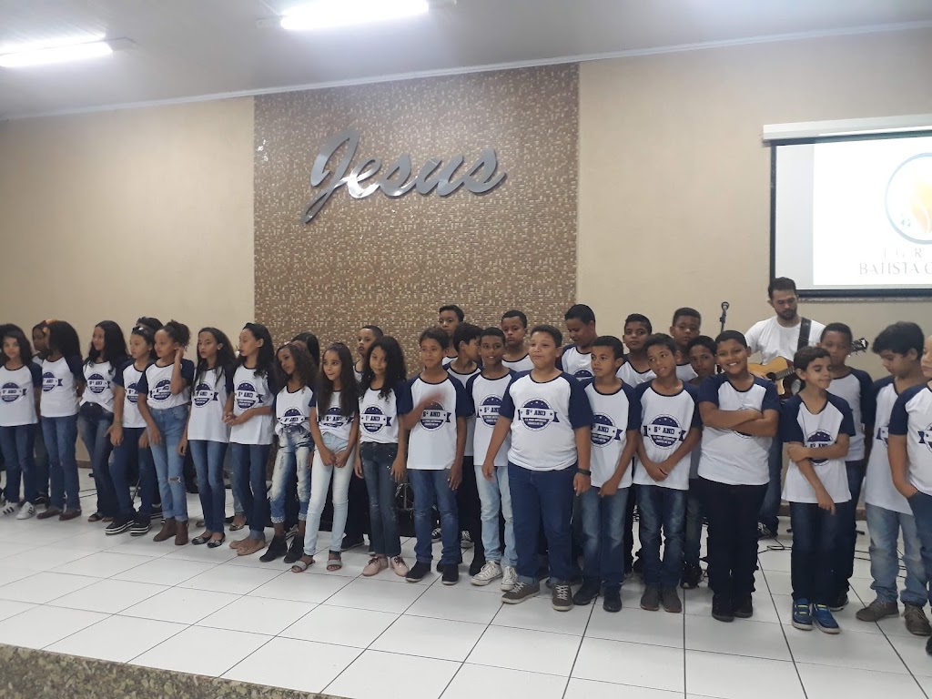 Fachada de Igreja Batista Central em Bocaiúva