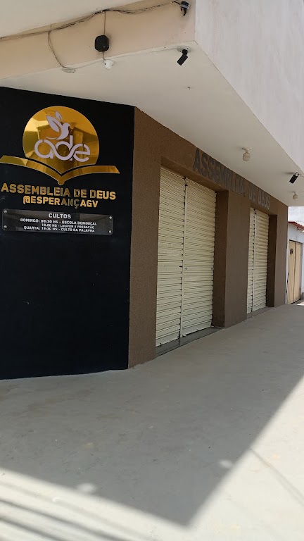 Fachada de Assembleia de Deus - EsperançaGV