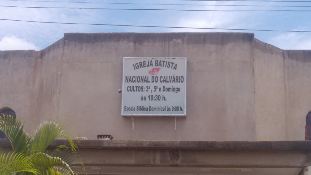 Fachada de Igreja Batista Nacional do Calvário