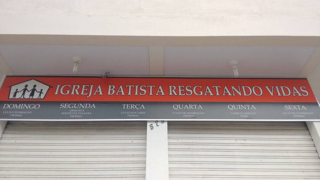 Fachada de Igreja Batista Resgatando Vidas