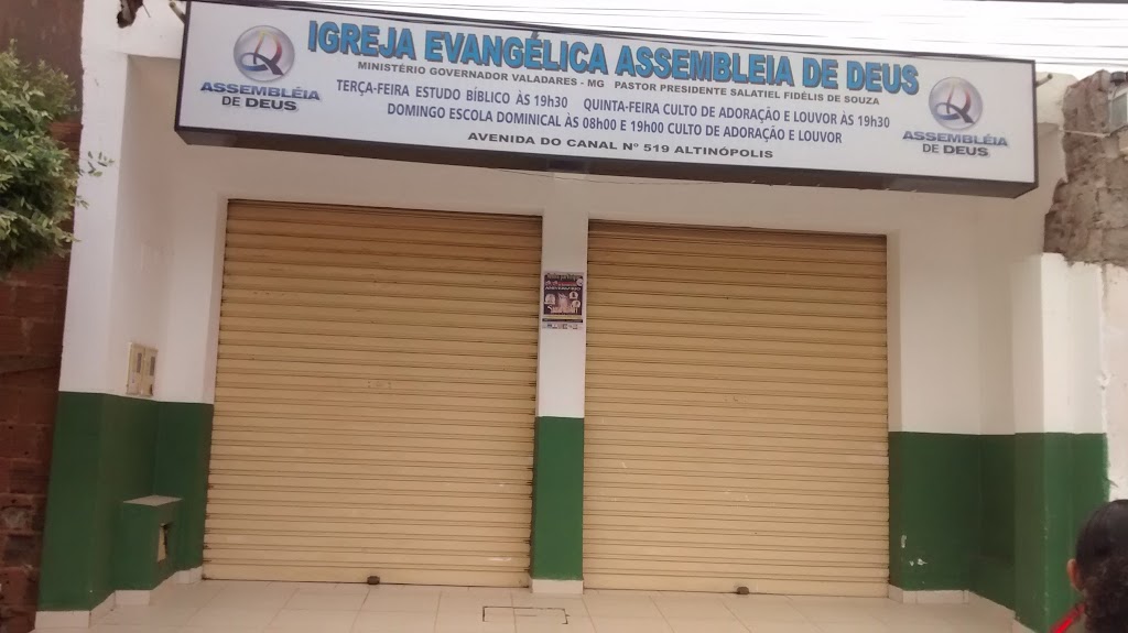 Fachada de Igreja Evangélica Assembléia De Deus