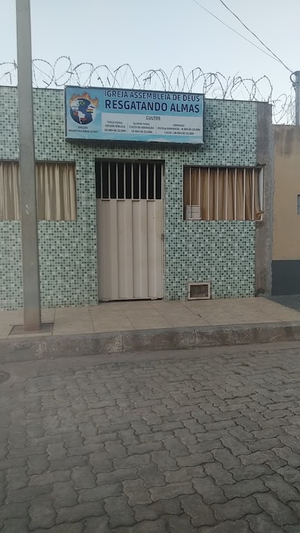 Fachada de Igreja Evangélica ASSEMBLEIA de DEUS Resgatando Almas