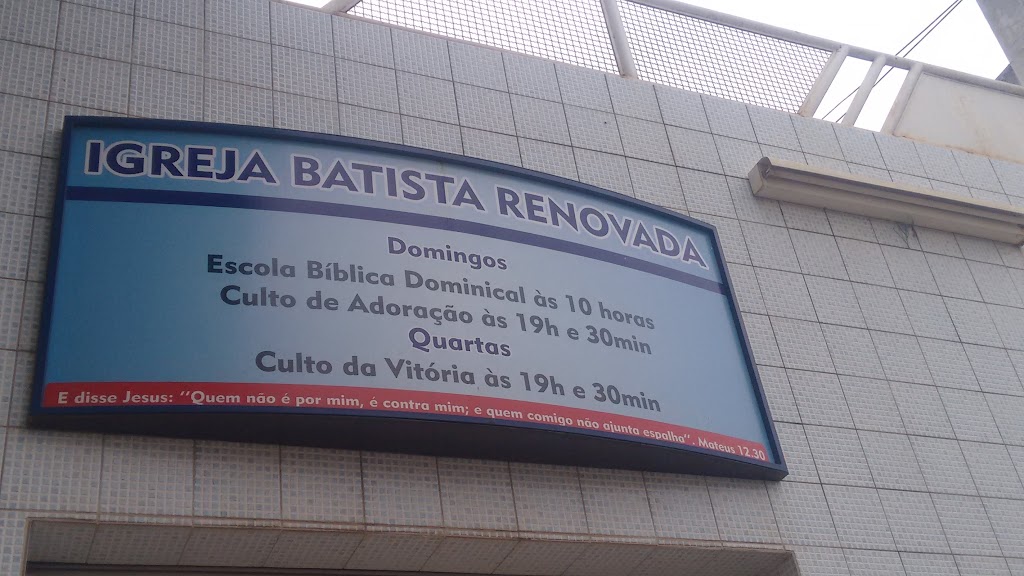 Fachada de Igreja Batista Renovada