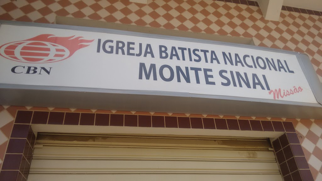 Fachada de Igreja Batista Nacional Monte Sinai Missão