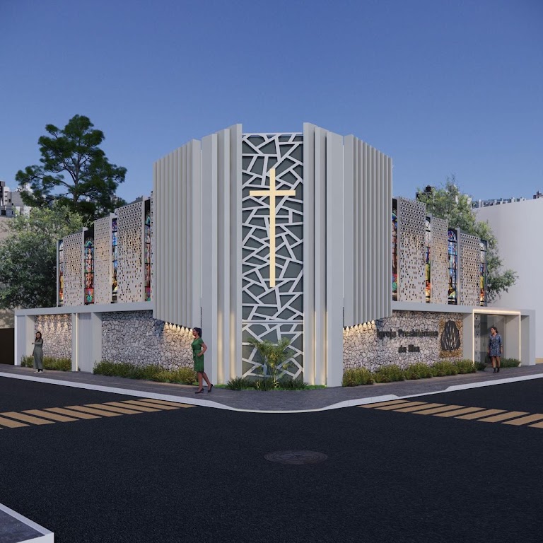Fachada de Igreja Presbiteriana da Ilha dos Araújos