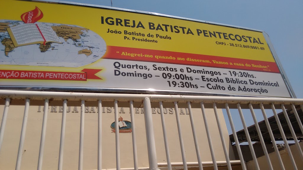 Fachada de Igreja Batista Pentecostal