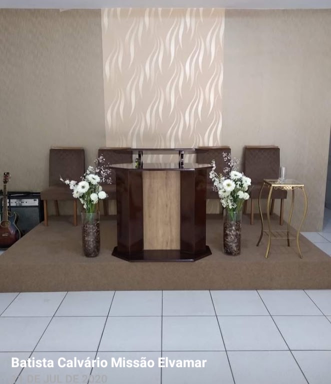 Fachada de Congregação Batista do Calvário Missão Elvamar