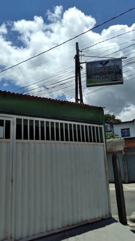 Fachada de Comunidade evangélica pentecostal ministério poço dos milagres visão de Águia