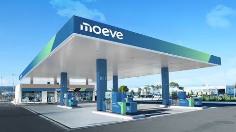 Fachada de Posto de abastecimento Moeve